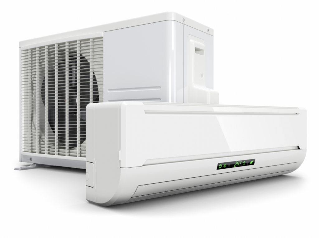 White air conditioning mini split system